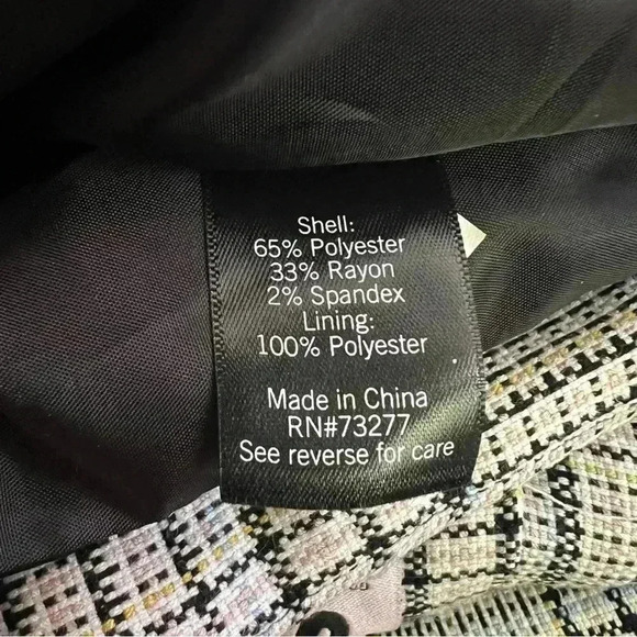 SO For Good Life Fully Lined Plaid Blazer - Picture 5 of 6